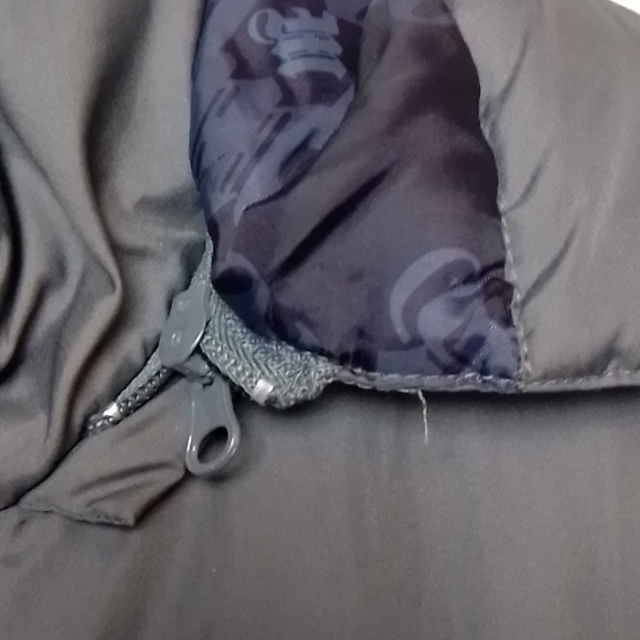 Makaveli branded Tupac long puffer coat XL gray - Picture 8 of 16